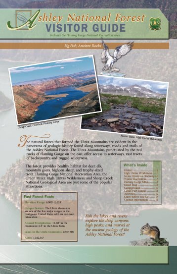 VISITOR GUIDE - USDA Forest Service - US Department of Agriculture