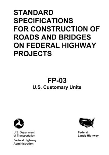 Standard Specifications for Construction of Roads and Bridges on ...
