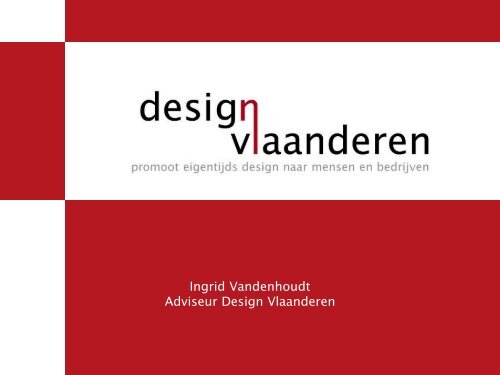 Ga naar de presentatie van Design Vlaanderen