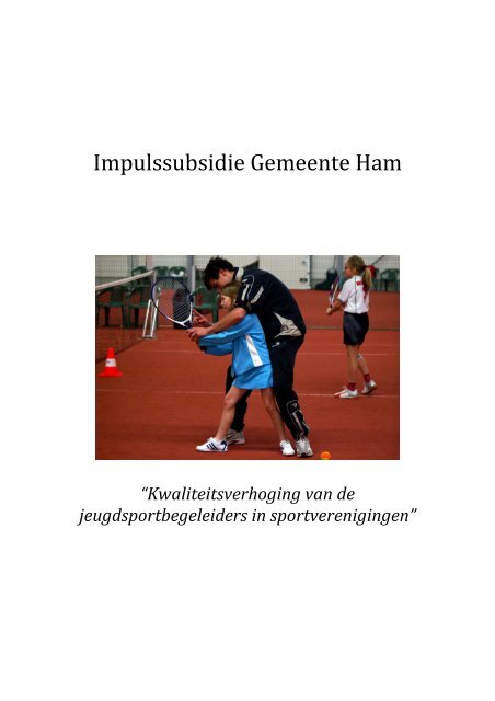 Impulssubsidie Gemeente Ham