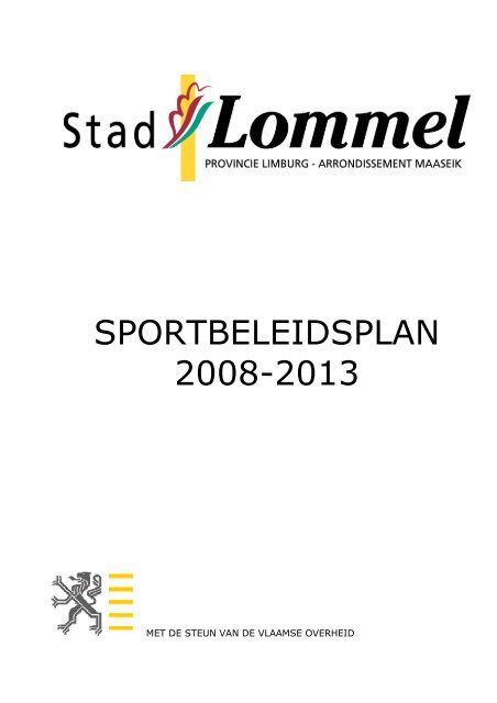 SPORTBELEIDSPLAN 2008-2013
