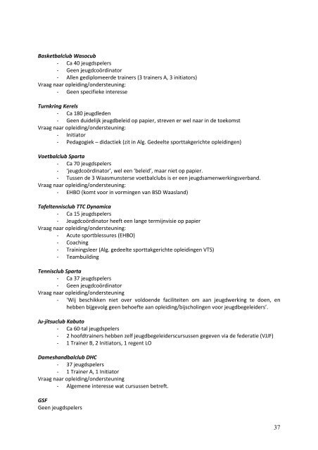 Sportbeleidsplan 2008-2013