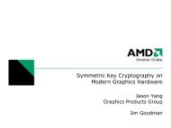 Symmetric Key Cryptography on Modern Graphics Hardware