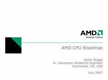 Corporate Overview - AMD Developer Central