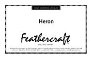 Heron Assembly Instructions - Feathercraft