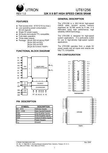 Datasheet for the UM61256 - Arcor.de
