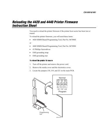 Reloading the Printer Firmware Instructions - epsfiles.intermec.com