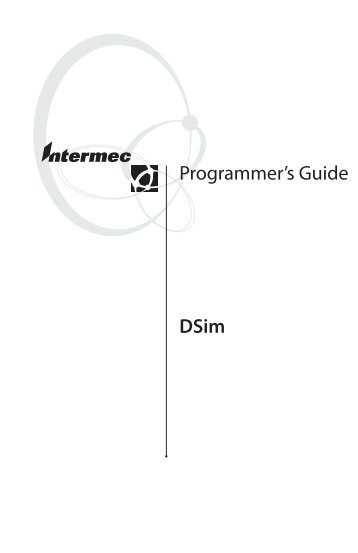 DSim Programmer's Guide - Intermec