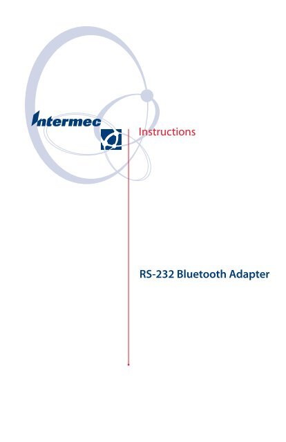 RS-232 Bluetooth Adapter Instructions - Intermec