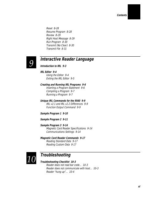 9560 Transaction Manager User's Manual - Intermec