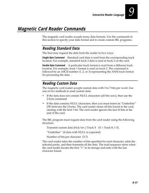 9560 Transaction Manager User's Manual - Intermec