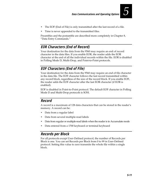 9560 Transaction Manager User's Manual - Intermec