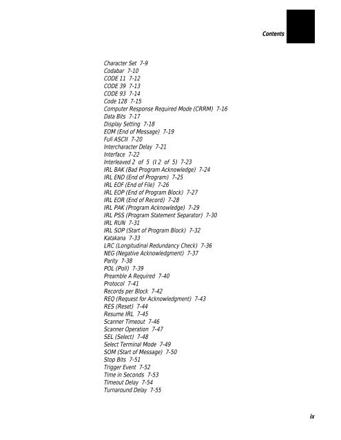 9560 Transaction Manager User's Manual - Intermec