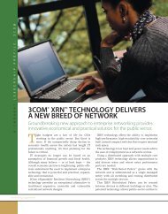 3com® xrn™ technology delivers a new breed of network