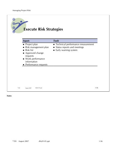 Managing Project Risk