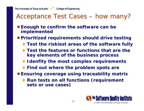 P15 Acceptance - Test Execution