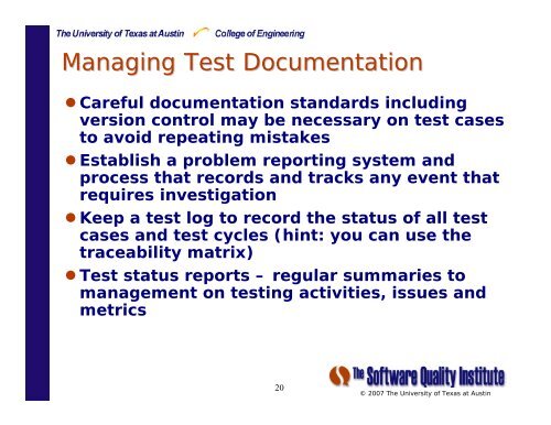 P15 Acceptance - Test Execution