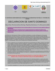 declaracion de santo domingo - del Centro de Documentación e ...