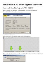 Lotus Notes 8.5.3 Smart Upgrade User Guide