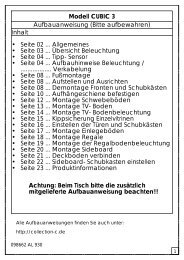 CUBIC 3 Montageanleitung