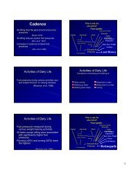 Cadence - Michigan Optometric Association