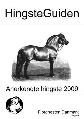 Anerkendte hingste 2009 - Fjordhesten Danmark