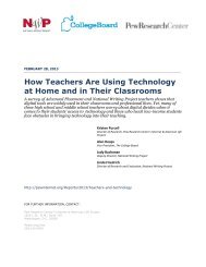 How Teachers Are Using Technology at Home and in ... - Prisa Digital