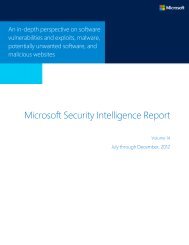 Microsoft Security Intelligence Report - Prisa Digital