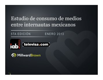 Estudio de consumo de medios entre internautas ... - Prisa Digital