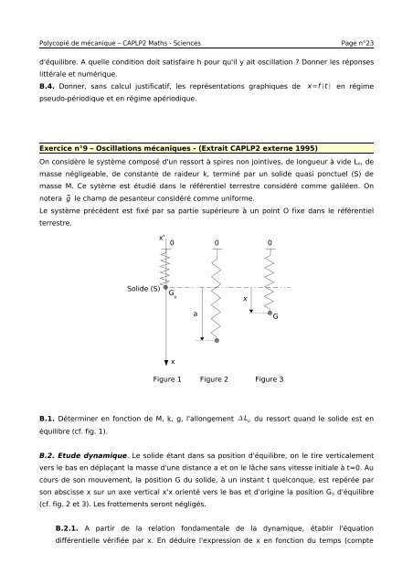 Polycopié de mécanique