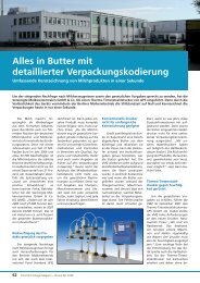 Alles in Butter mit detaillierter Verpackungskodierung