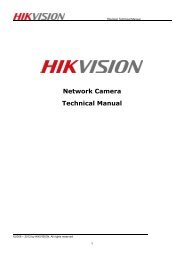 Network Camera Technical Manual