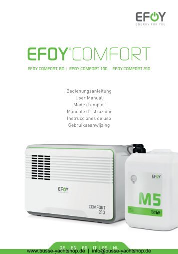 EFOY®COMFORT - Busse Yachtshop