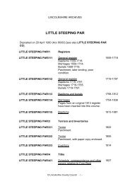 Adobe PDF - Little Steeping Par - Lincolnshire County Council