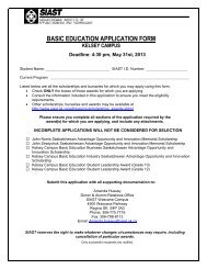 Kelsey Basic Education Student Awards Application Form