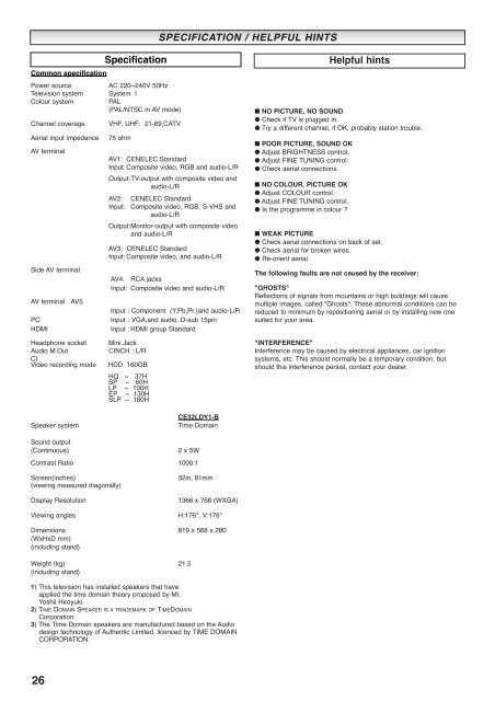 CE32LDY1-B - Find help