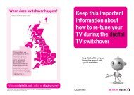 Keep this important information about how to re-tune your TV during ...