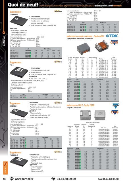 Téléchargez au format PDF Pages 01-28 - Farnell