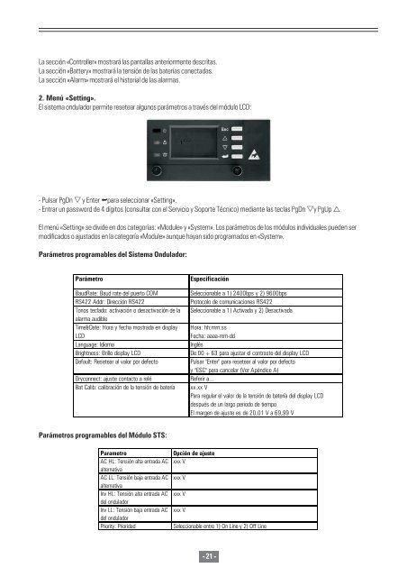 ONDULADORES ESTÁTICOS, serie WAVE MDL - Salicru