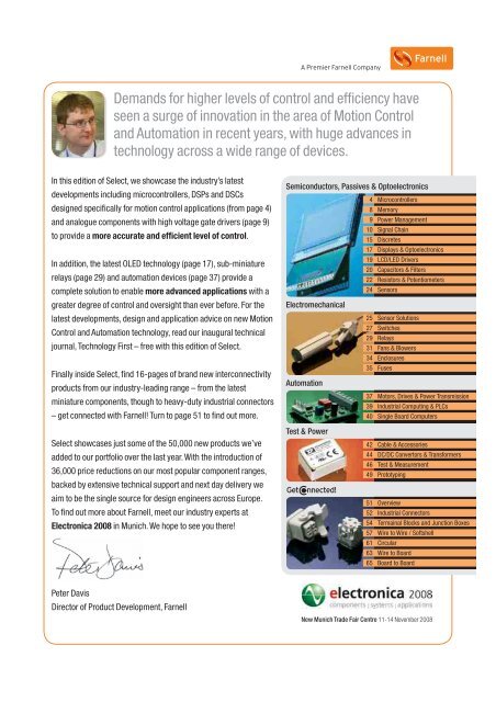 Semiconductors, Passives & Optoelectronics - Farnell