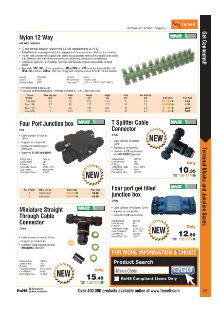 Semiconductors, Passives & Optoelectronics - Farnell