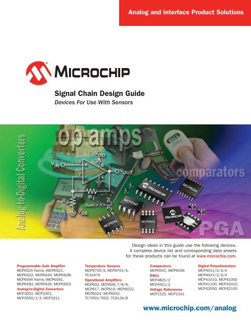 Microchip Signal Chain Design Guide [pdf] - Farnell