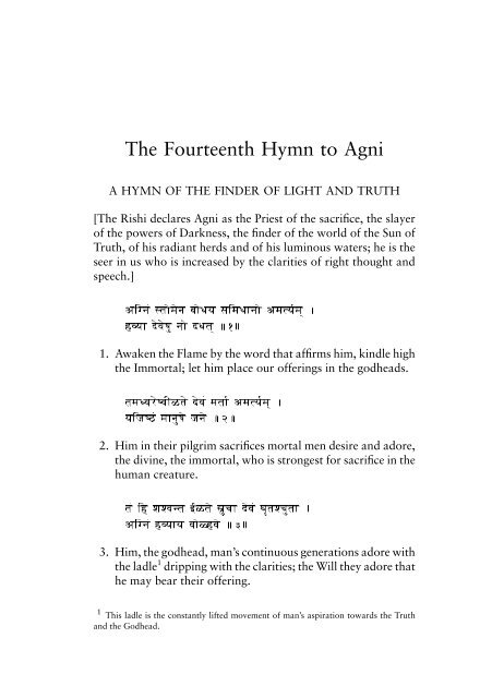 The Secret Of The Veda Aurobindo - HolyBooks.com