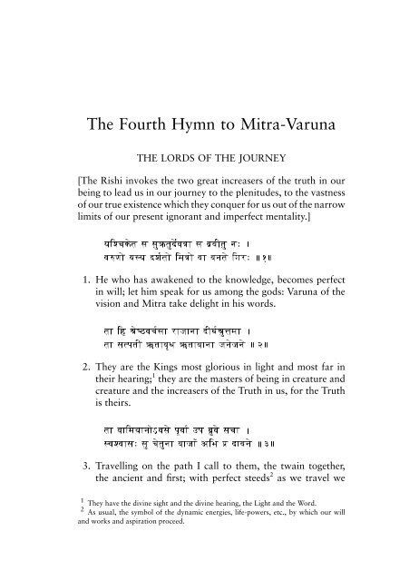 The Secret Of The Veda Aurobindo - HolyBooks.com