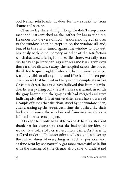 The Metamorphosis By Franz Kafka (1915)