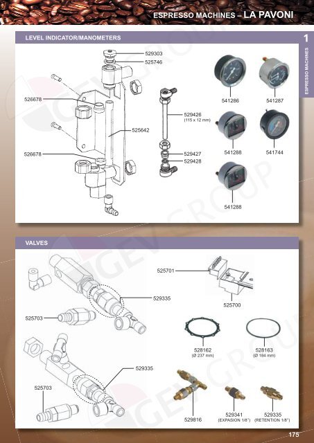 LA PAVONI – ESPRESSO MACHINES - Expert-CM