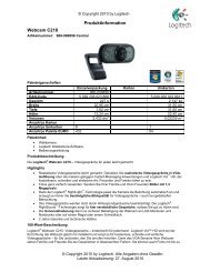 Logitech C210 : 73264.pdf - Bauers