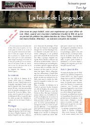 La feuille de Longoulet La feuille de Longoulet - La Cour d' Obéron