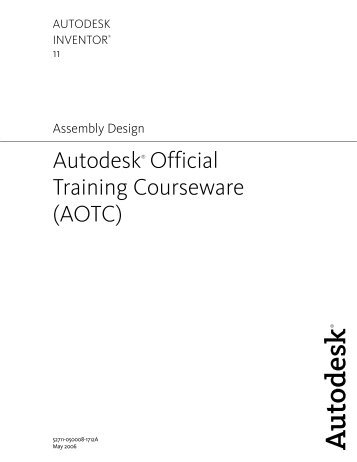 Autodesk® Official Training Courseware (AOTC) - Digital River