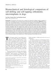 Biomechanical and histological comparison of self-drilling and self ...